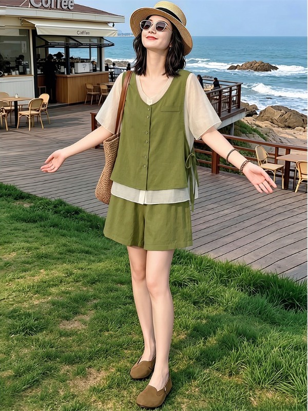 Conjunto Feminino de Verão Lev - Linen Pant Wide avaliação e preço