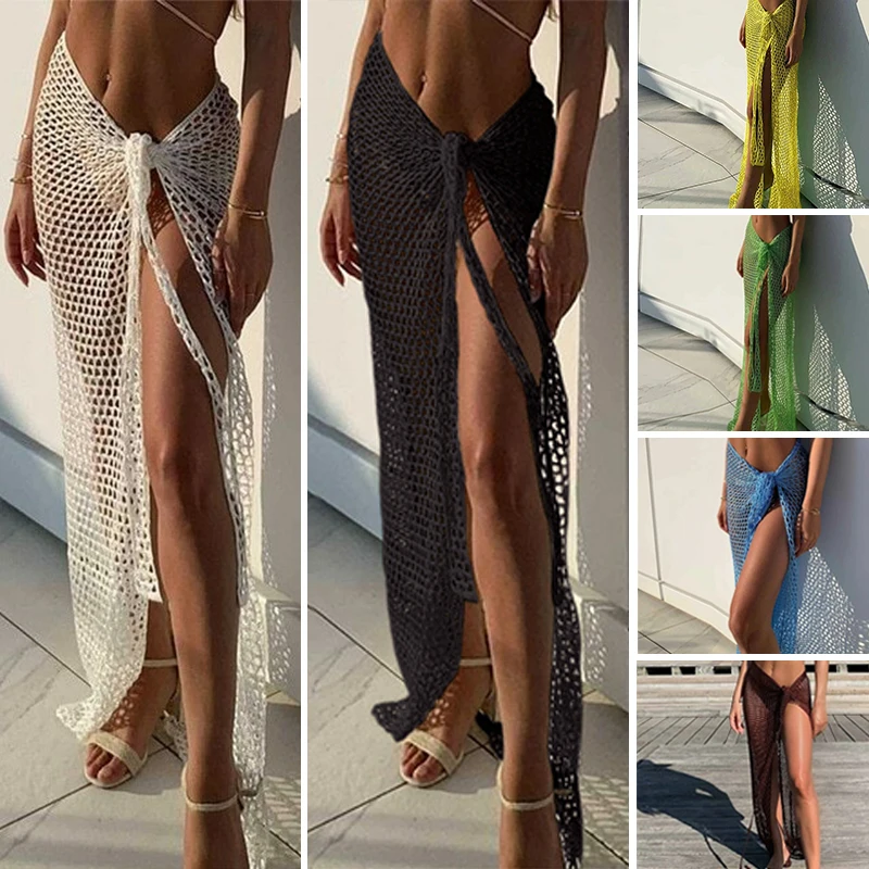 BWQ-Tricô feminino Crochet Hol - Cover Up Kaftan avaliação e preço
