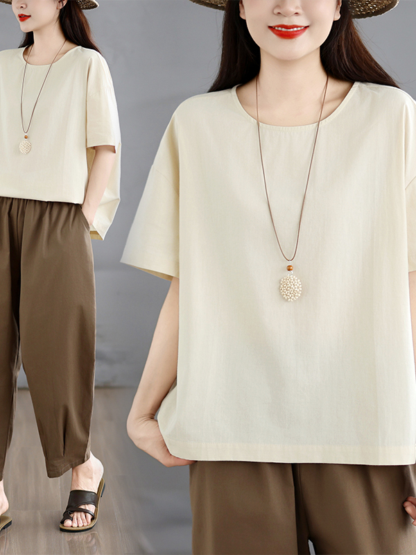 Conjunto Feminino de Verão Est - Linen Pant Wide avaliação e preço