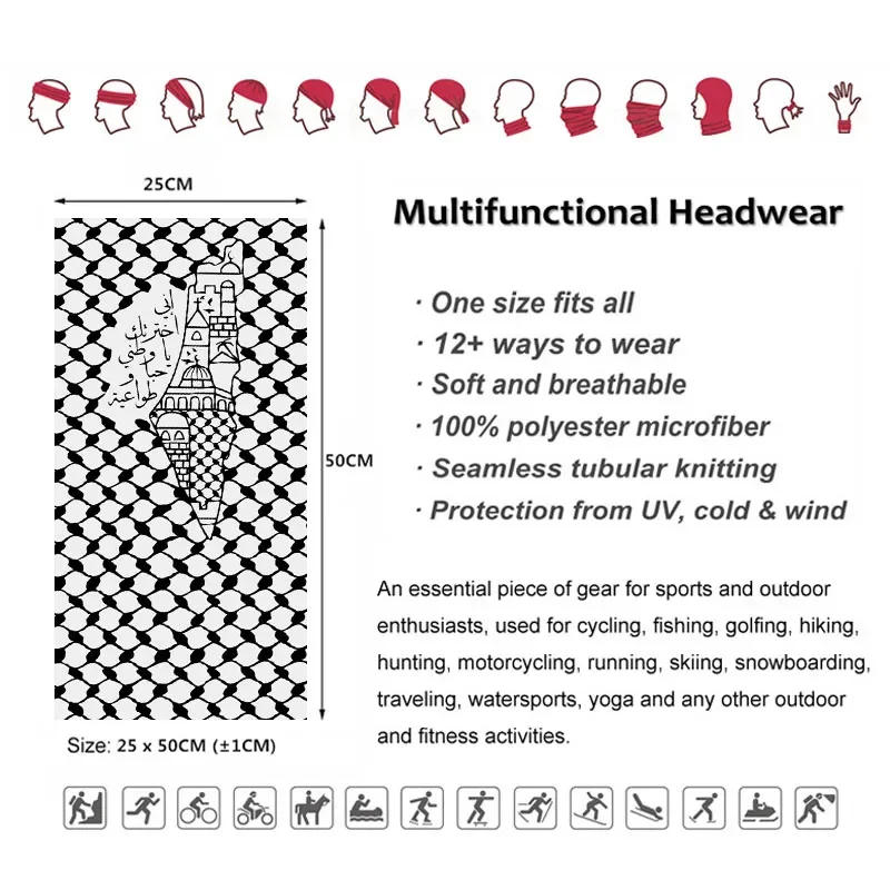 Bandana de Caligrafia Árabe co - Headband Summer Knit avaliação e preço